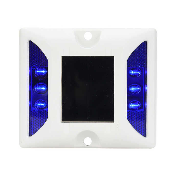 Flashed Solar LED Road Studs Diameter 5mm With IP68 Protection Road Marker