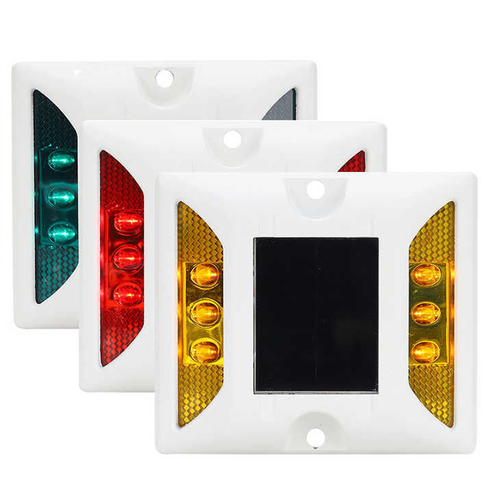 125 * 110 * 25mm Blue Solar LED Road Studs Flashing Cat'S Eye Road Marker