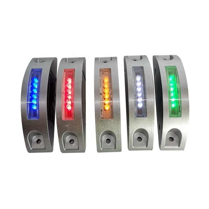 Half Moon Shaped Solar LED Road Stud Reflectors 125*43*30mm For Roads And Trucks