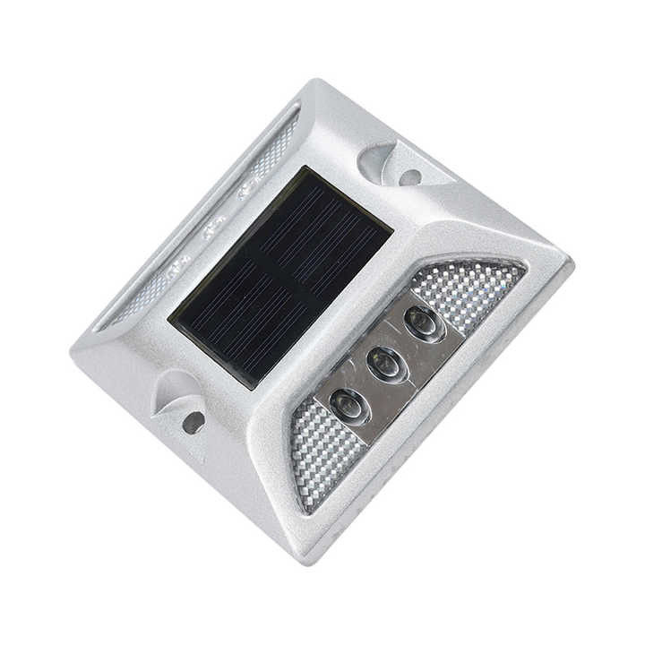 Anti UV PC Solar LED Road Markers Aluminium Casting Road Stud Light