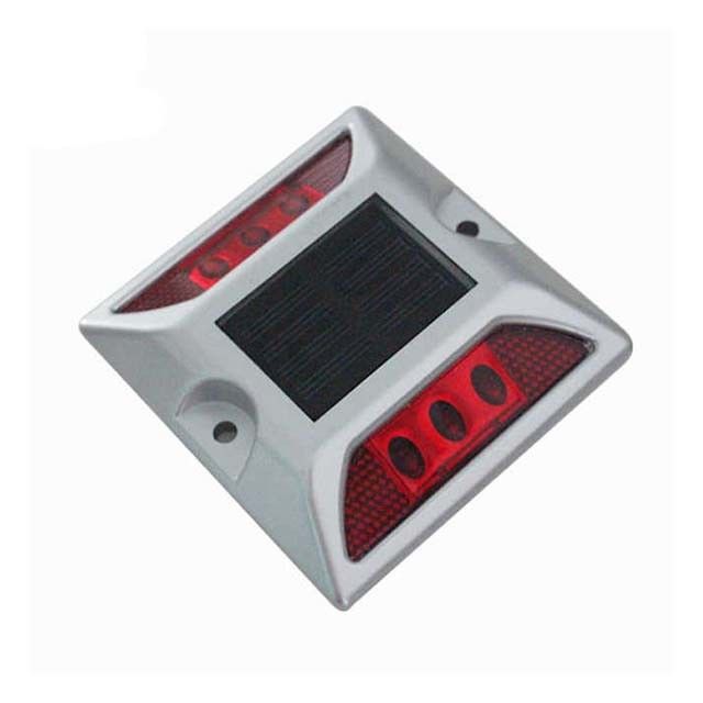 Anti UV PC Solar LED Road Markers Aluminium Casting Road Stud Light