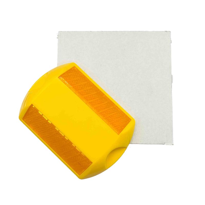 Cat Eye Road Sign Reflectors Traffic Yellow Cat'S Eye Reflector For Expressway
