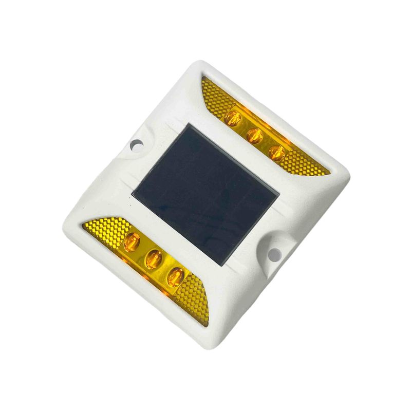 Anti UV PC Solar LED Road Stud Reflectors Custom Solar Pavement Marker