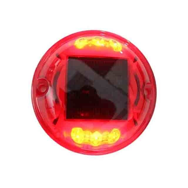 PC Plastic Warning Flashing LED Reflector Solar LED Road Studs Cat Eyes Light