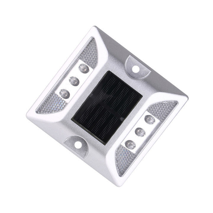 IP68 Aluminium Solar LED Road Studs Green Color Motorway Cat Eyes Reflectors