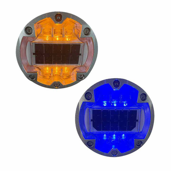 Heavy Duty IL300 Solar LED Road Studs 10mm Diameter LED Solar Powered Cat Eye
