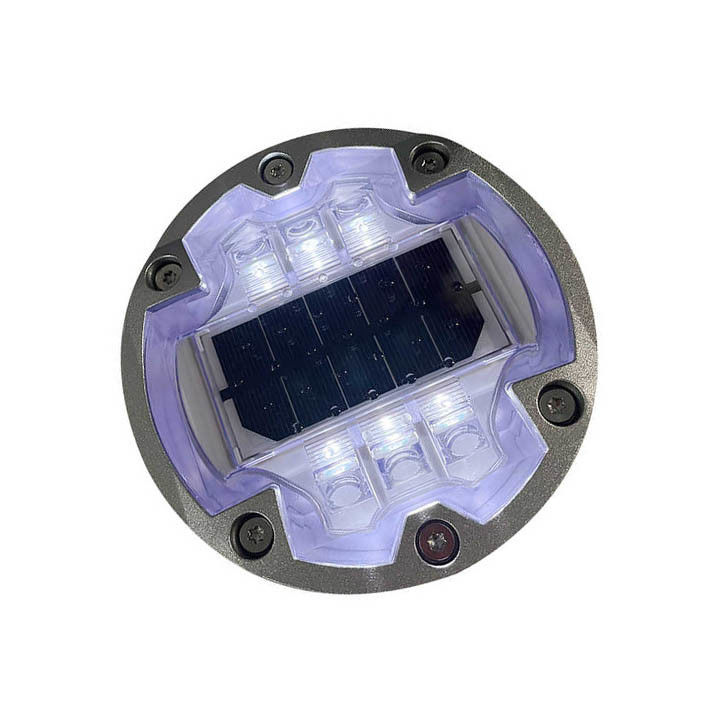 Solar Cat Eye Studs Aluminium Road Reflector IP68 LED Pavement Road Marker Light