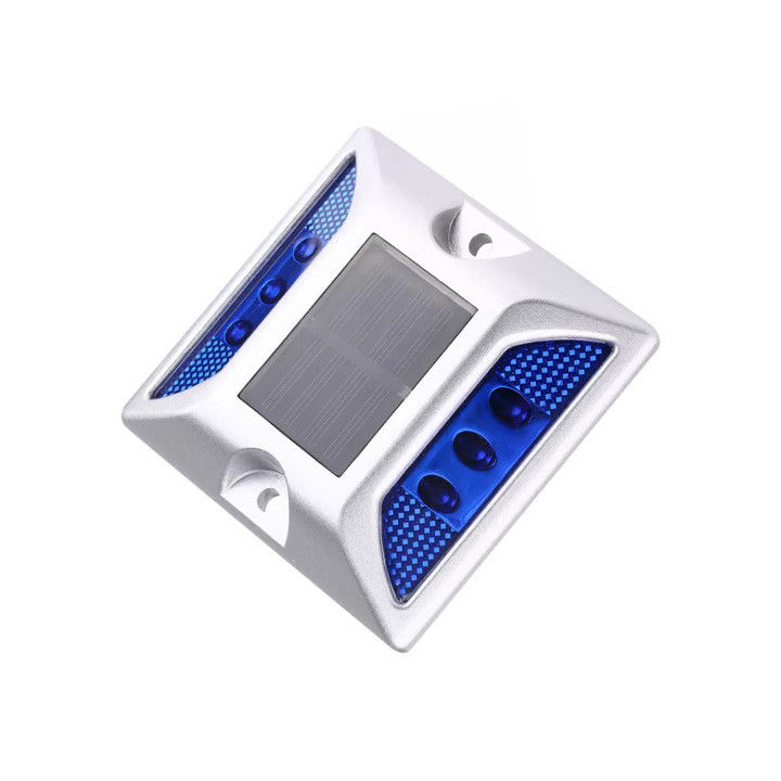 Aluminium Solar Powered Cat Eyes Road Studs 20T Load Capacity Pavement Markers