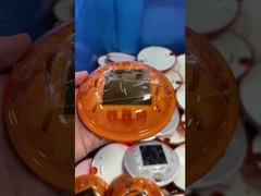 B101 Round Plastic Solar Road Studs Solar Powered Road Reflectors LED Cat Eyes Light